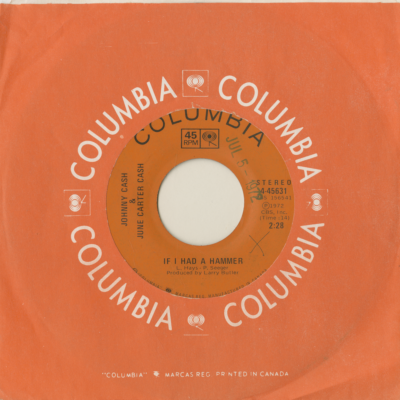 If I Had A Hammer / I Gotta Boy And His Name Is John