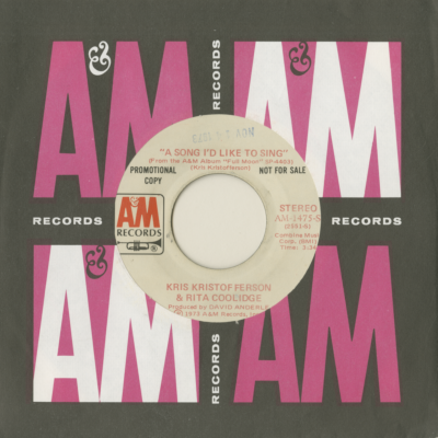 A Song I'd Like To Sing / Part 2