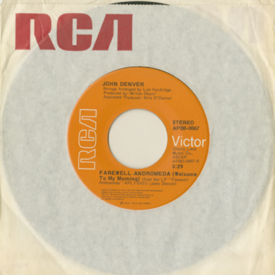 Farewell Andromeda Welcome To My Morning / Whiskey Basin Blues (!973)