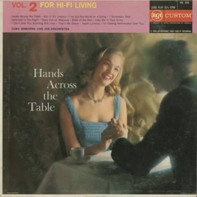 Hands Across The Table Vol 2 For Hi Fi Living (1957)