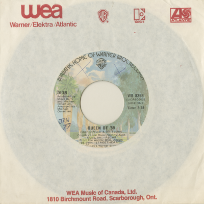 Queen Of '59 / Oh The Night (1976)