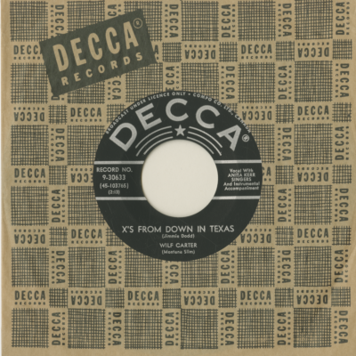 X's From Down In Texas / Let A Little Sunshine In Your Heart