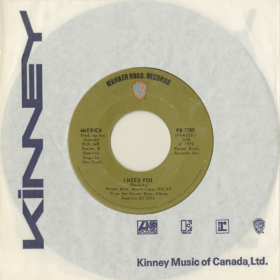 I Need You / Riverside (1972)