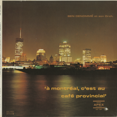 A Montreal C'est Cafe Provincial
