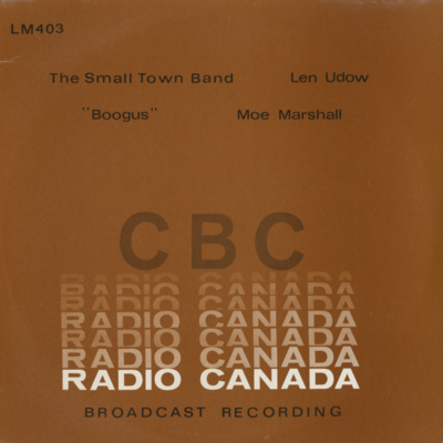 The Small Town Band Len Udow Boogus Moe Marshall