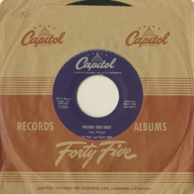 Whither Thou Goest / Mandolino (1954)