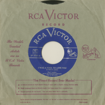 I Was A Fool To Love You / Ottawa Valley Reel (1954)