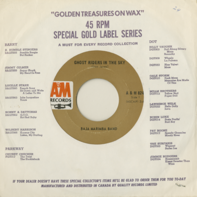 Ghost Riders In The Sky / Sabor A Mi