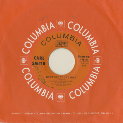 Don't Say You're Mine / Country Soul Man