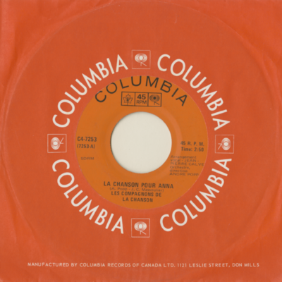 La Chanson Pour Anna / Le Beau Dimanche