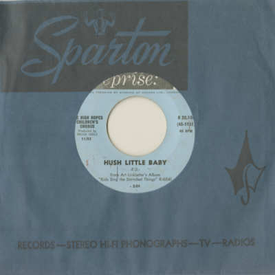 Hush Little Baby / Teamwork (1962)