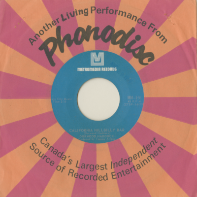 California Hillbilly Bar / When The Swelling Goes Down (1969)