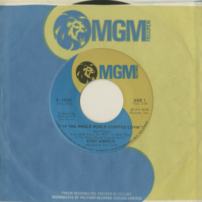 If The Whole World Stopped Lovin / My Son I Wish You Everything