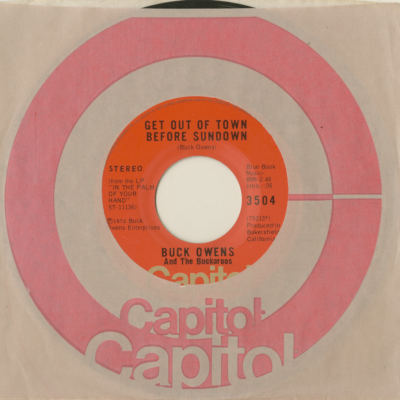 Get Out Of Town Before Sundown / In The Palm Of Your Hand