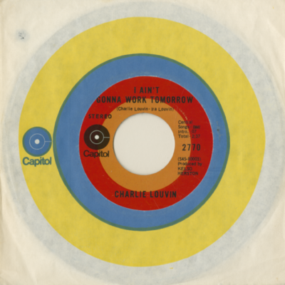 I Ain't Gonna Work Tomorrow / Tiny Wings