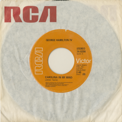 Carolina In My Mind / I'm Gonna Be A Country Boy Again
