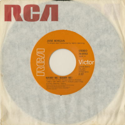 Marry Me Marry Me / Three Rest Stops