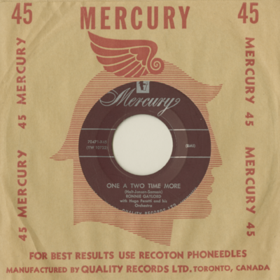 One A Two Time More / Bring Back My Baby To Me (1954)