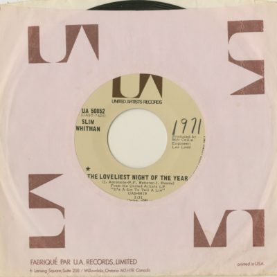 The Loveliest Night Of The Year / Near You