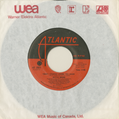 Today I Started Loving You Again / I'd Rather Go Blind (1972)