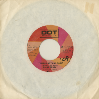 It Meant Nothing To Me / How Much Have I Hurt Thee (1972)
