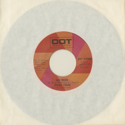 Say When / Old Southern Cotton Town (1973)