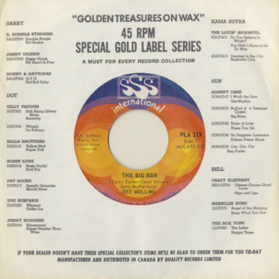 The Big Man / Run Willie Run