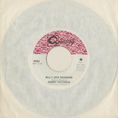 Billy Jack Washburn / Livin The Life Of A Dog