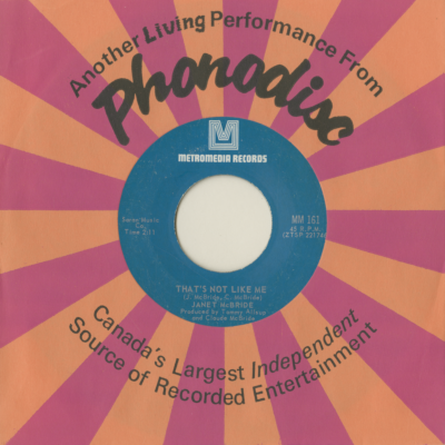 That's Not Like Me / My Johnny Lies Over And Over (1969)