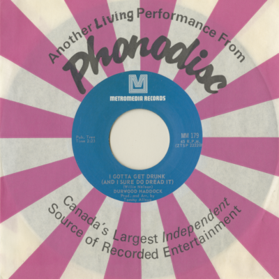 I Gotta Get Drunk And I Sure Do Dread It / The Thought Of Losing You (1970)