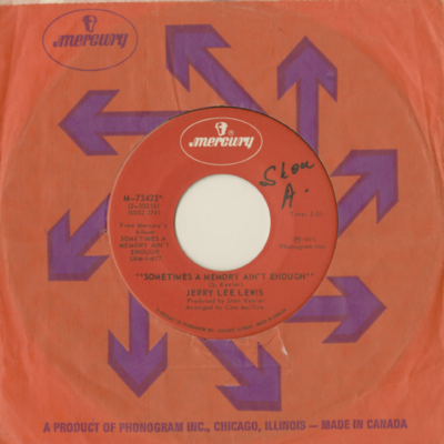 Sometimes A Memory Ain't Enough / I Think I Need To Pray