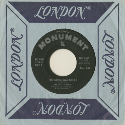 The Grass Was Green / Neon Rainbow (1972)