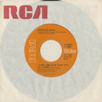 I Can't Believe That It's All Over / Try Jesus