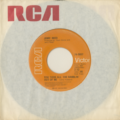 You Took All The Ramblin Out Of Me / I'm Not Playing Games