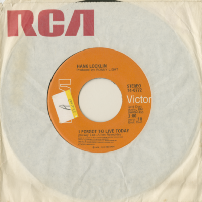 I Forgot To Live / Eventually (1972)