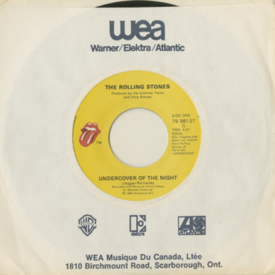 Undercover Of The Night / All The Way Down