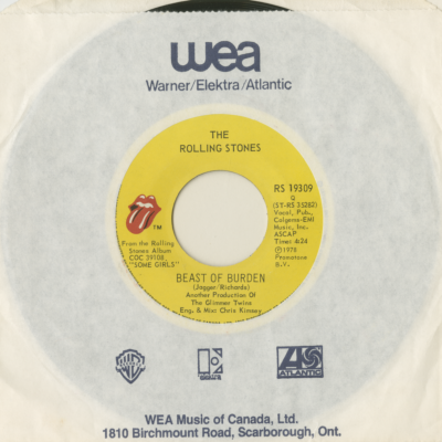 Beast Of Burden / When The Whip Comes Down (1978)