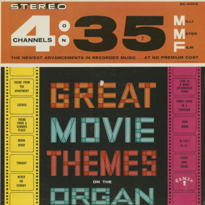 Great Movie Themes On The Organ