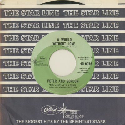 A World Without Love / Nobody I Know