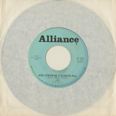 Mon Coeur Ne M' Écoute Pas / Cherie Dis-Le Moi