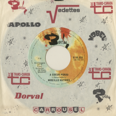 A Coeur Perdu / Je Ne Suis Rien Sans Toi