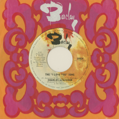 The I Love You Song / From Today (1975)