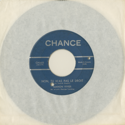 Non Tu N'As Pas Le Droit / Oh Seigneur Ecoute Ma Priere