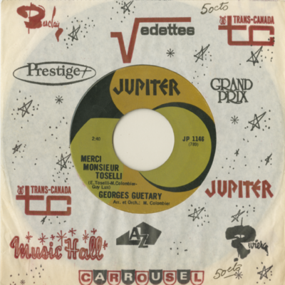 Merci Monsieur Toselli / Cet Anneau D'Or