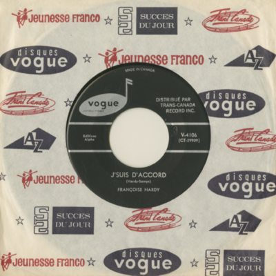 Je Suis D'Accord / Tous Les Garcons Et Les Filles