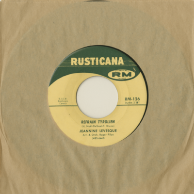 Refrain Tyrolien / Viens Plus Pres De Moi Chéri