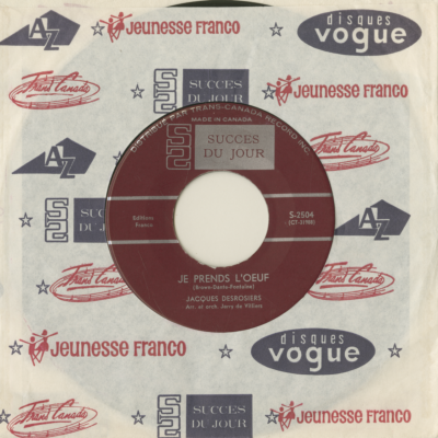 Je Prends L'Oeuf / L'Etat Du Quebec