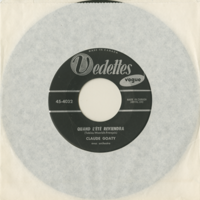 Quand L'Été Reviendra / Mon Seul Amour