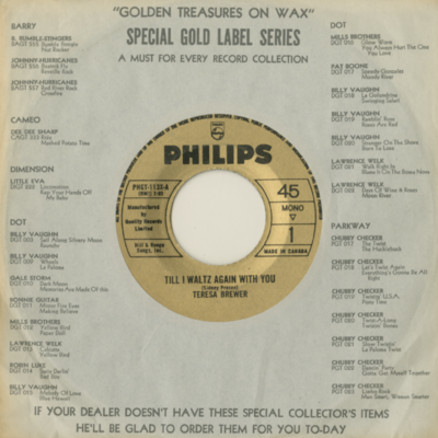 Till I Waltz Again With You / Music Music Music