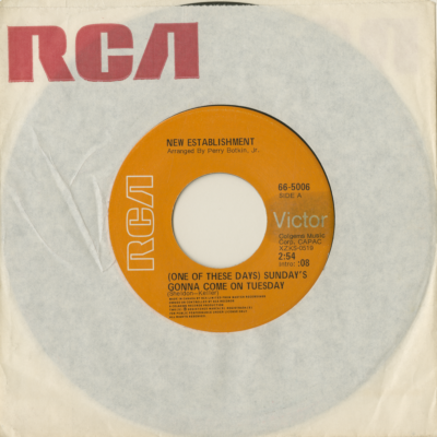 One Of These Days Sunday's Gonna Come On Tuesday / Baby The Rain Must Fall